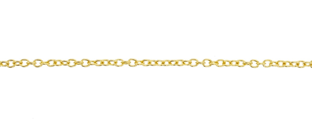 9ct Yellow Gold Cable Chain, 42cm