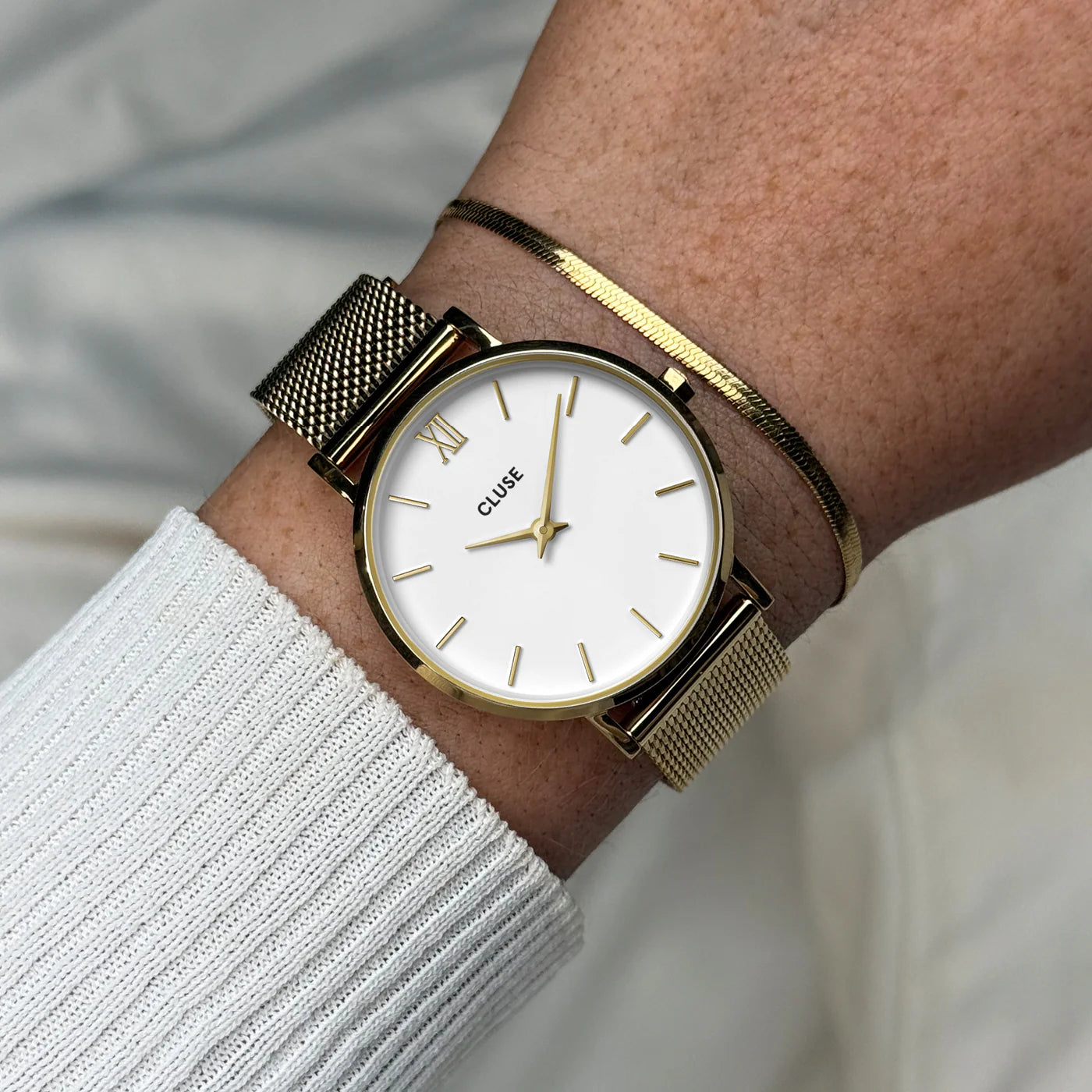Cluse Gift Box Minuit Gold Watch, CG10215