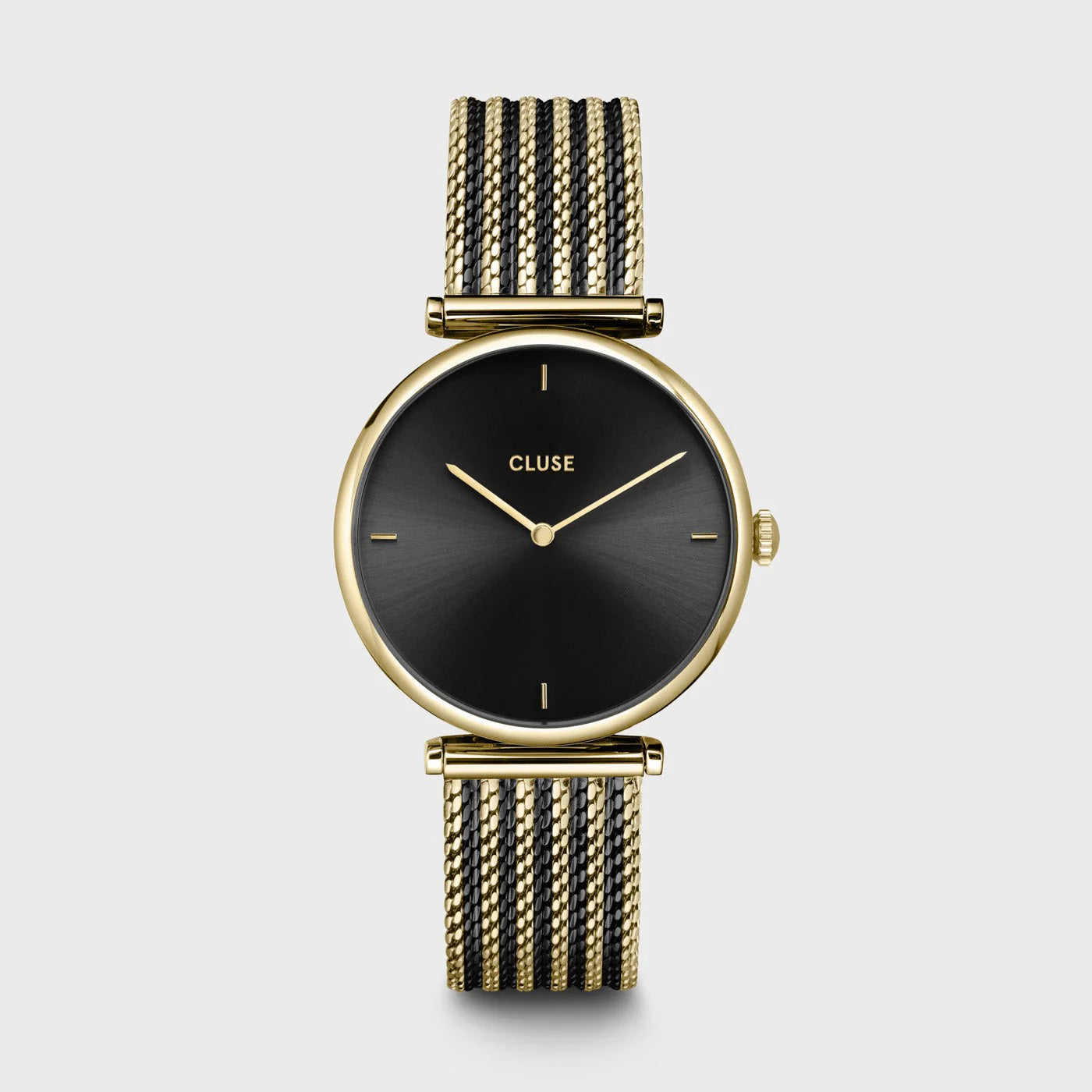 Cluse Triomphe Black and Gold Watch, CW10403