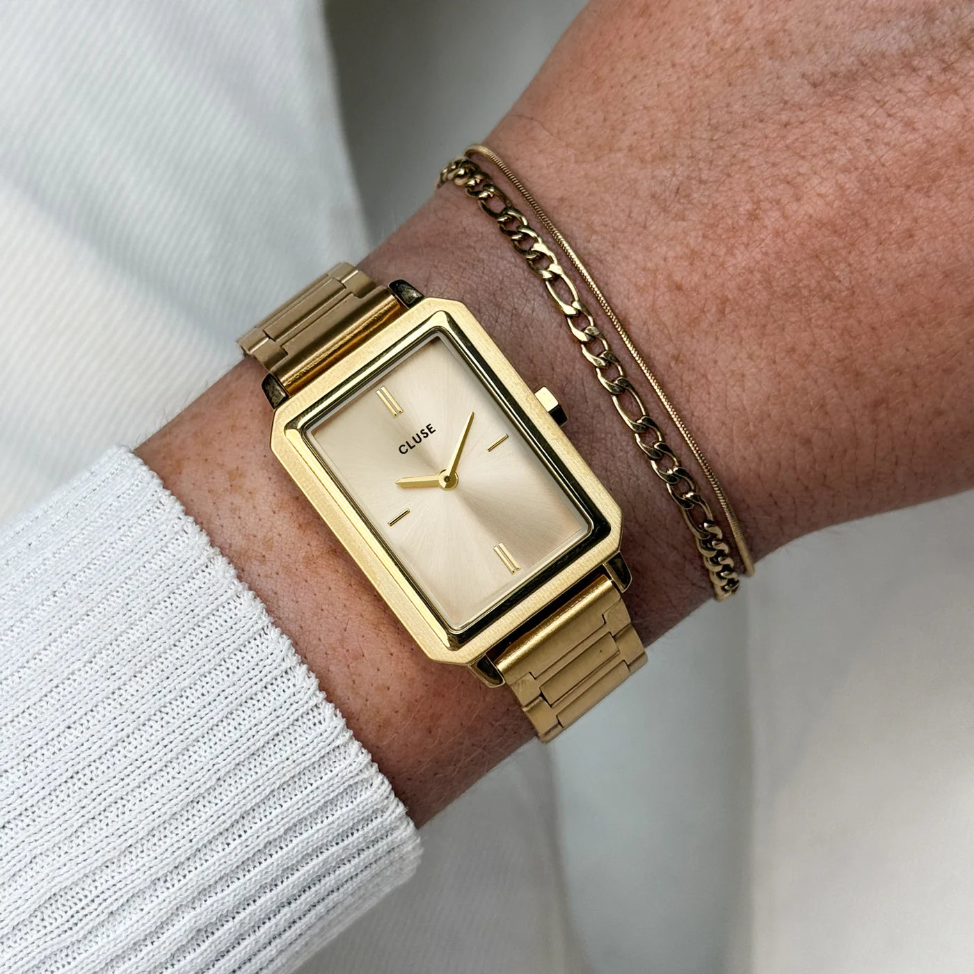 Cluse Gift Box Fluette Gold Watch, CG11507