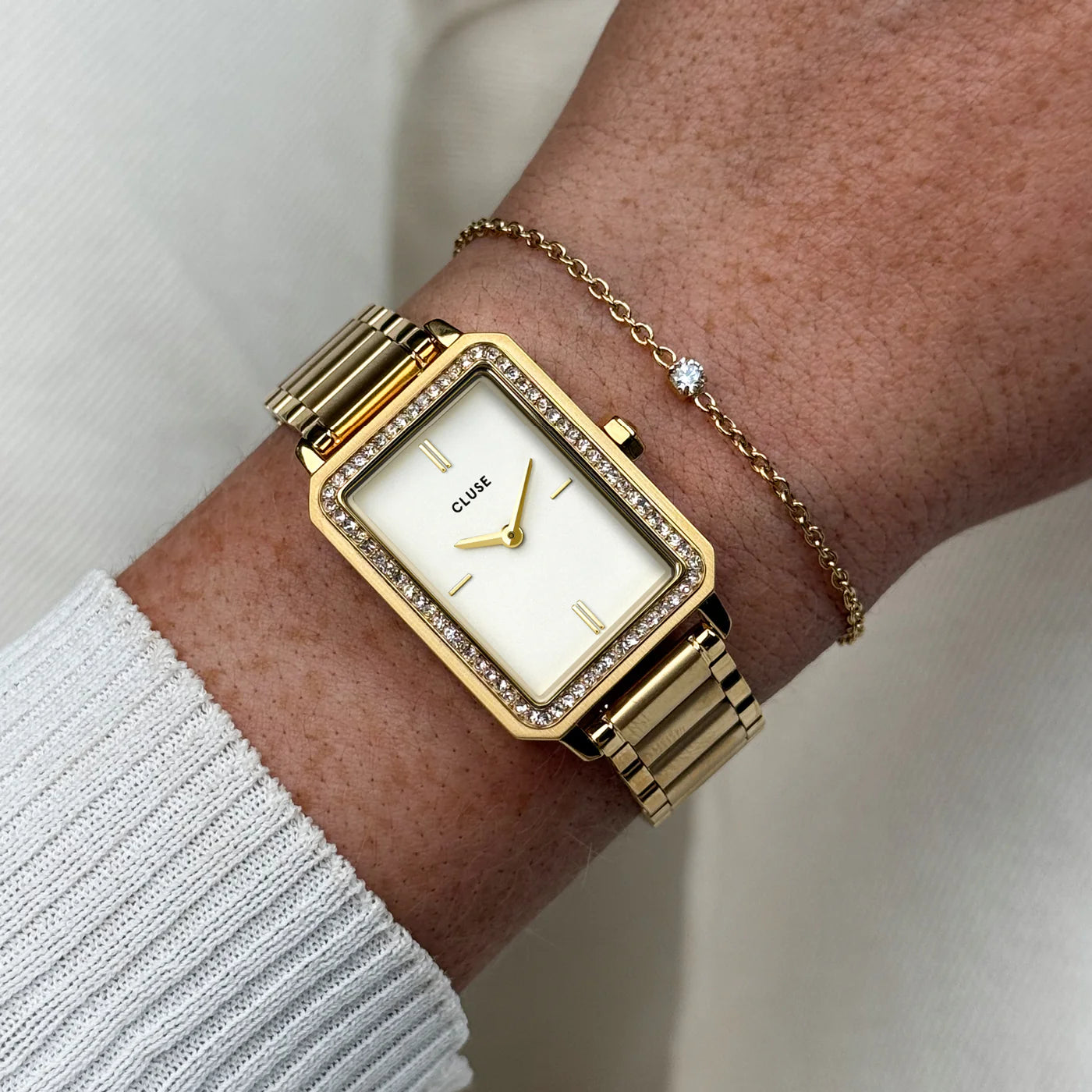 Cluse Gift Box Fluette Gold Watch, CG11508