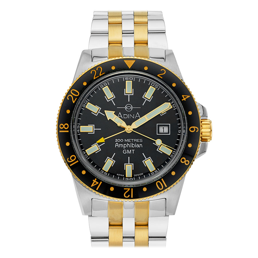 Adina Amphibian Vintage Dive Watch, CT119T2XB
