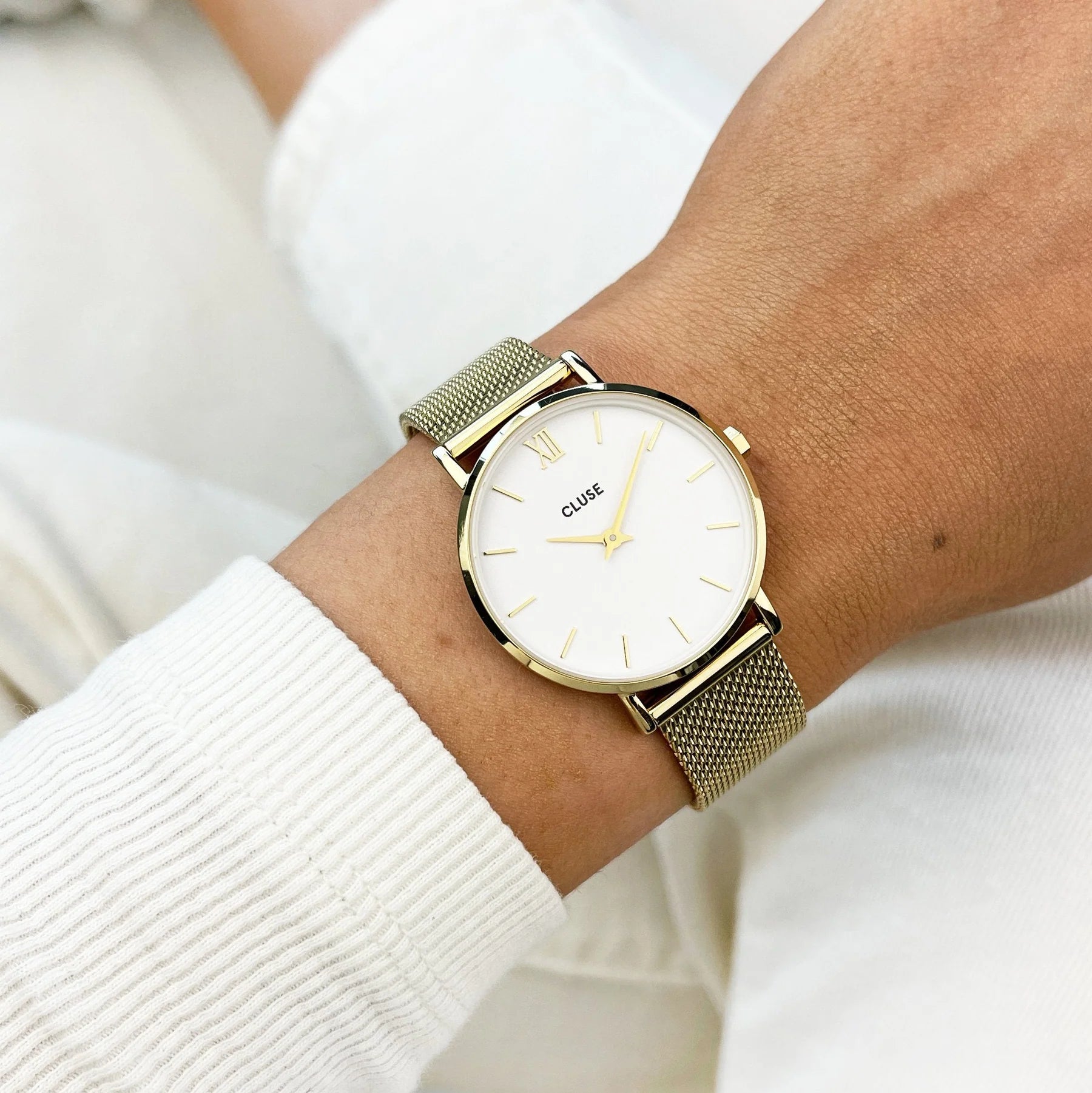 Cluse Minuit Gold Watch, CW0101203007