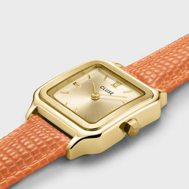 Cluse Gracieuse Petite Yellow Gold and Apricot Watch, CW11808