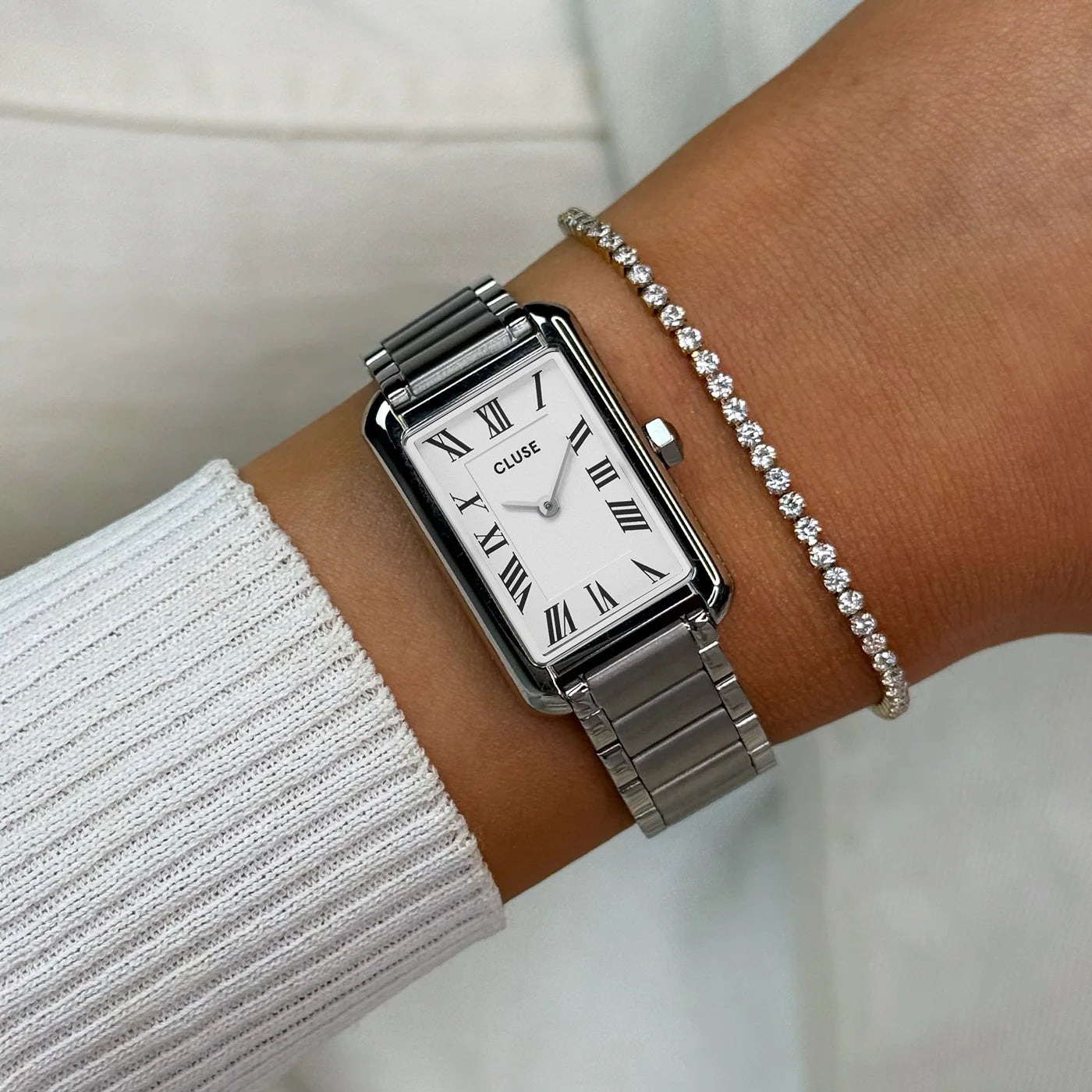 Cluse Belisenna Silver Watch, CW15002