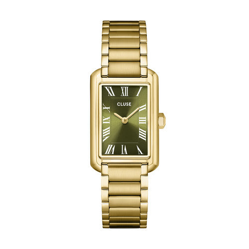 Cluse Belisenna Gold and Olive Watch, CW15007