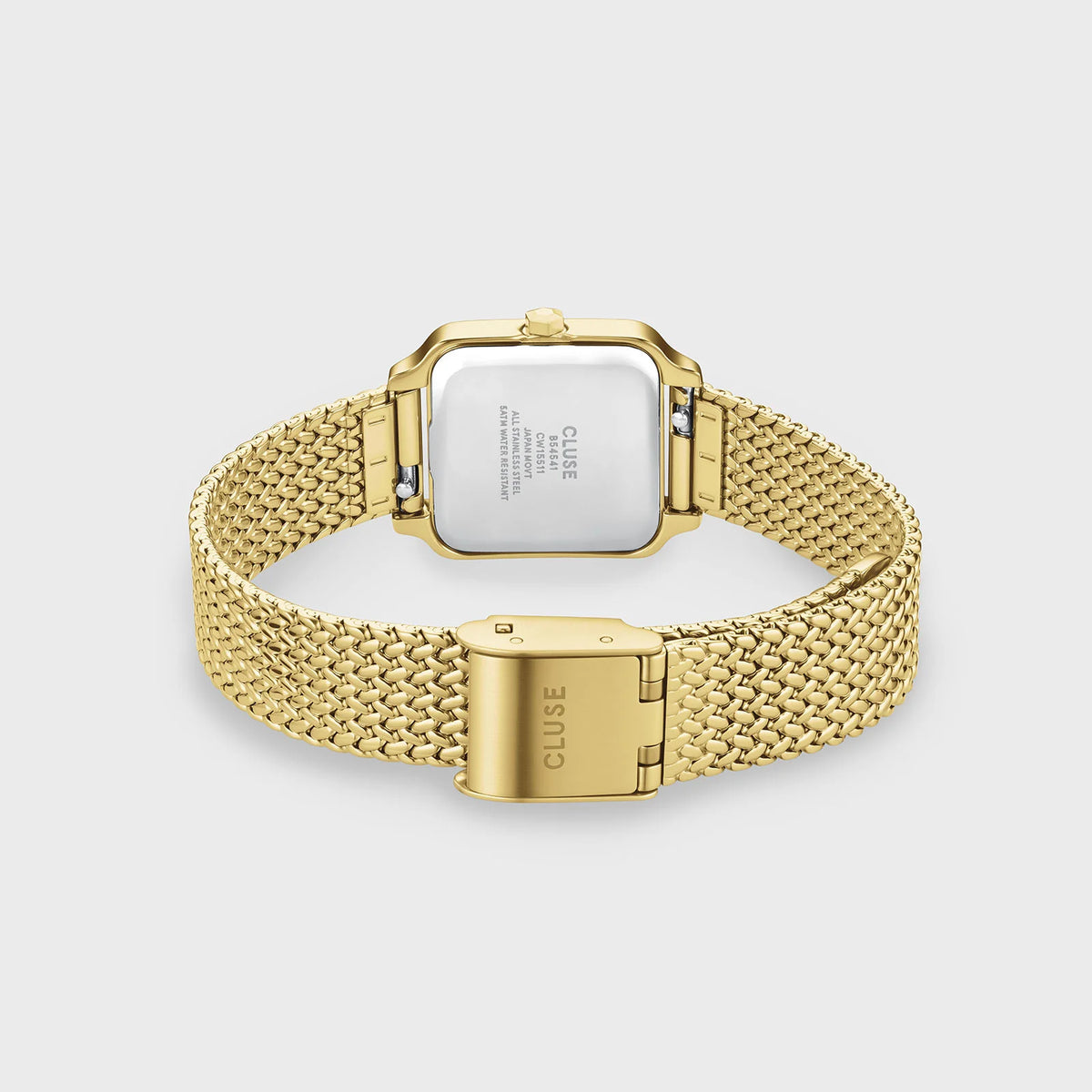 Cluse Gracieuse Mini Mesh White and Gold Watch, CW15509