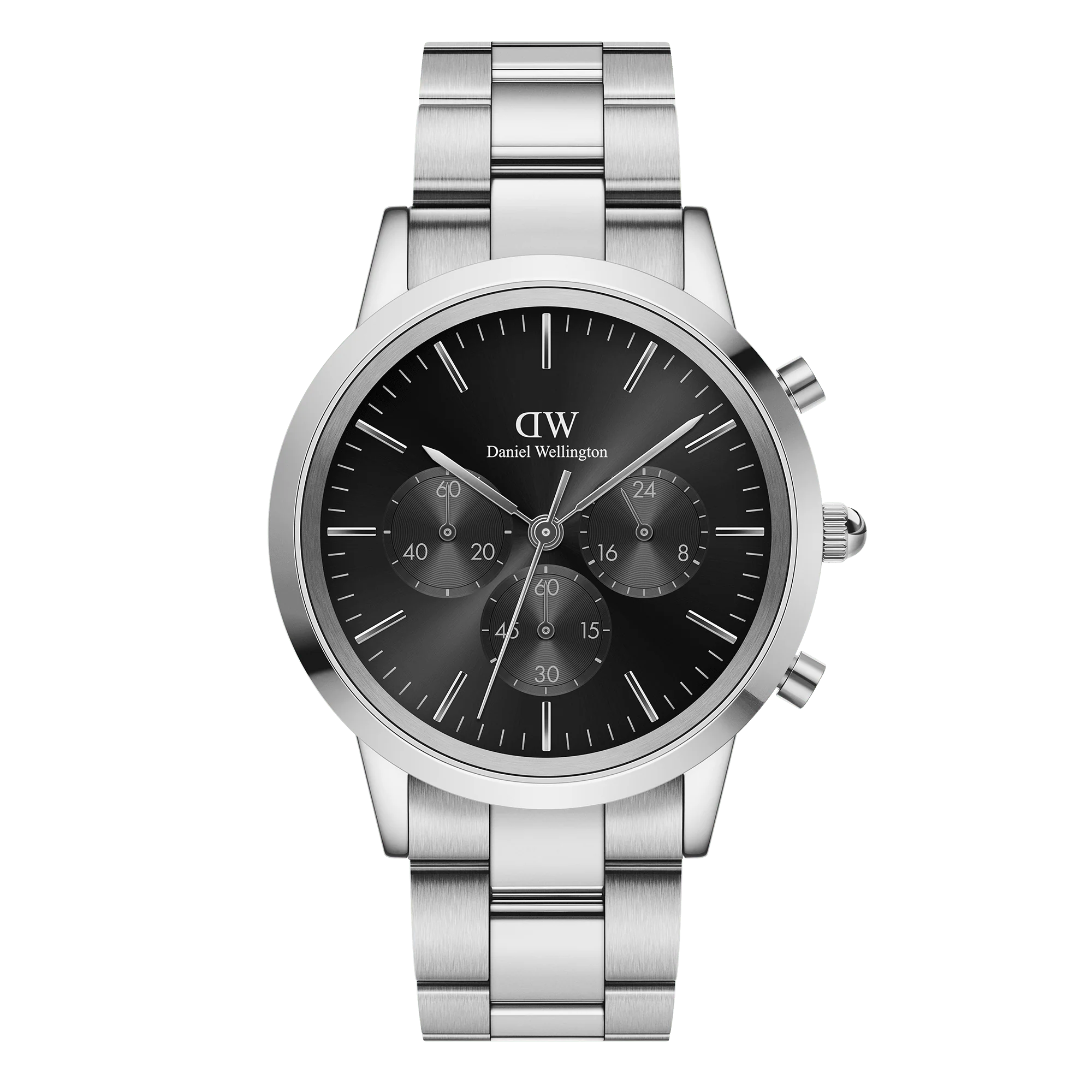 Daniel Wellington Iconic 42 Chronograph Link Onyx