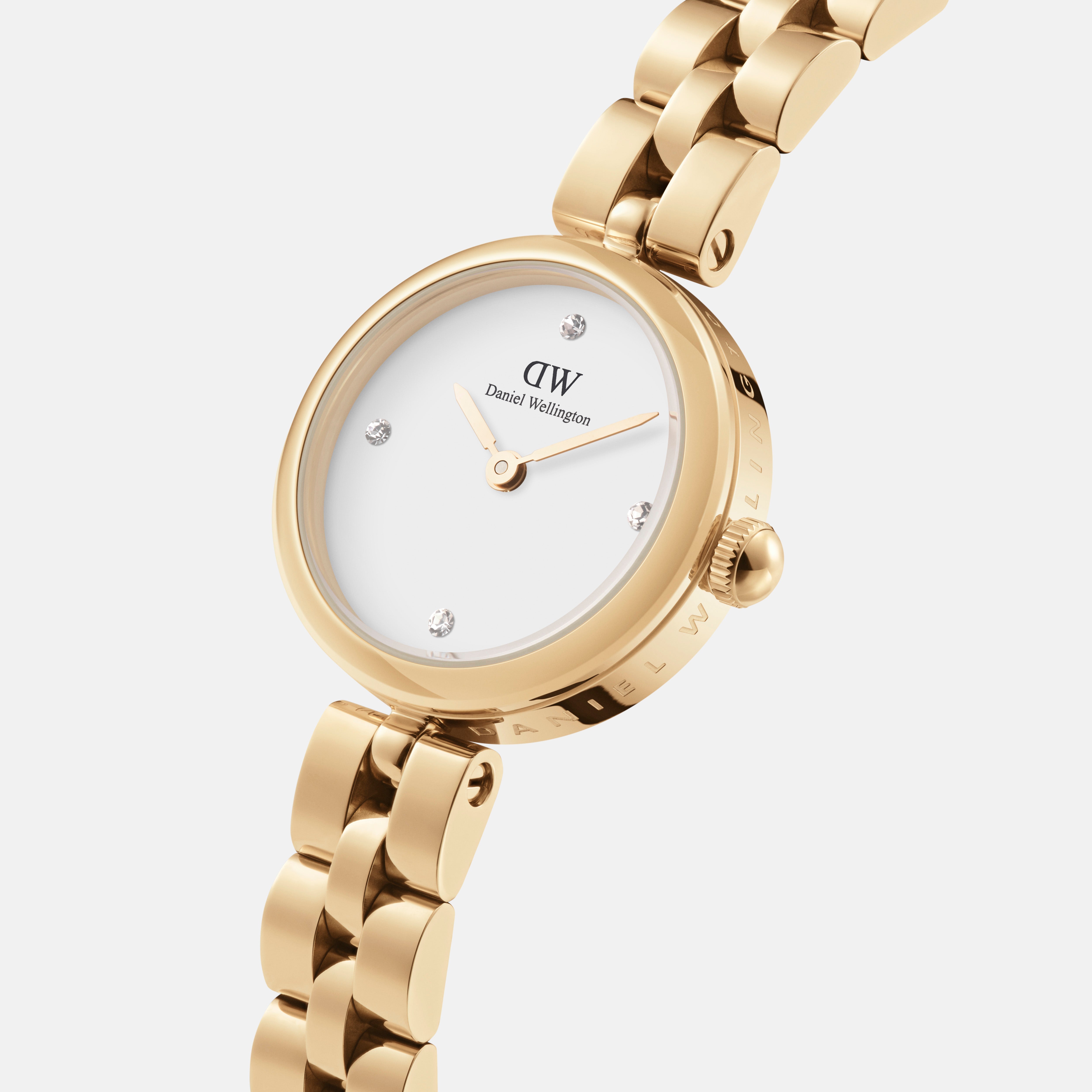 Daniel Wellington Elan Jewellery Watch 22 Gold White Watch