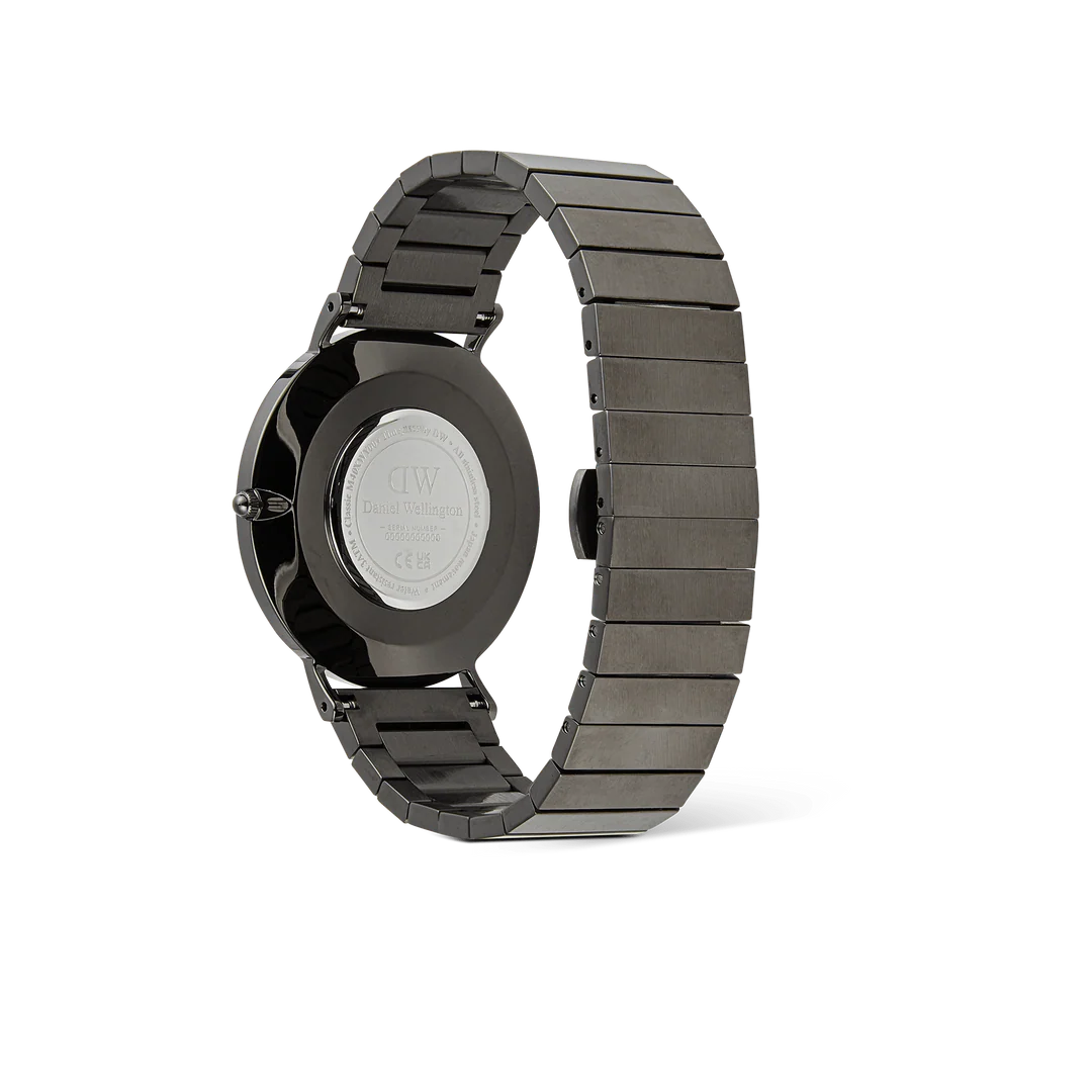 Daniel Wellinton Classic 40 Piano Link Graphite Watch