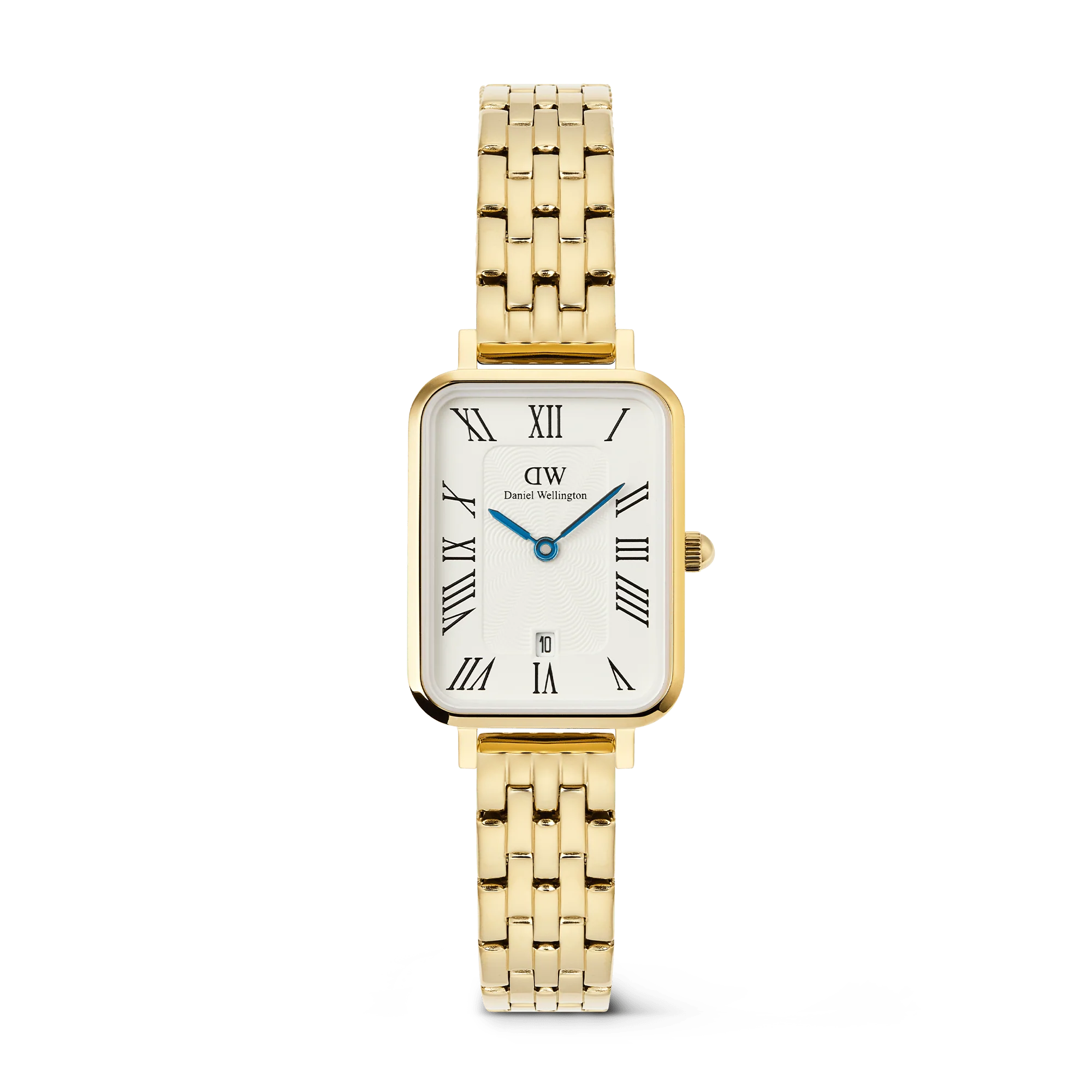 Daniel Wellington Quadro 20x26 Roman Numerals Gold Watch