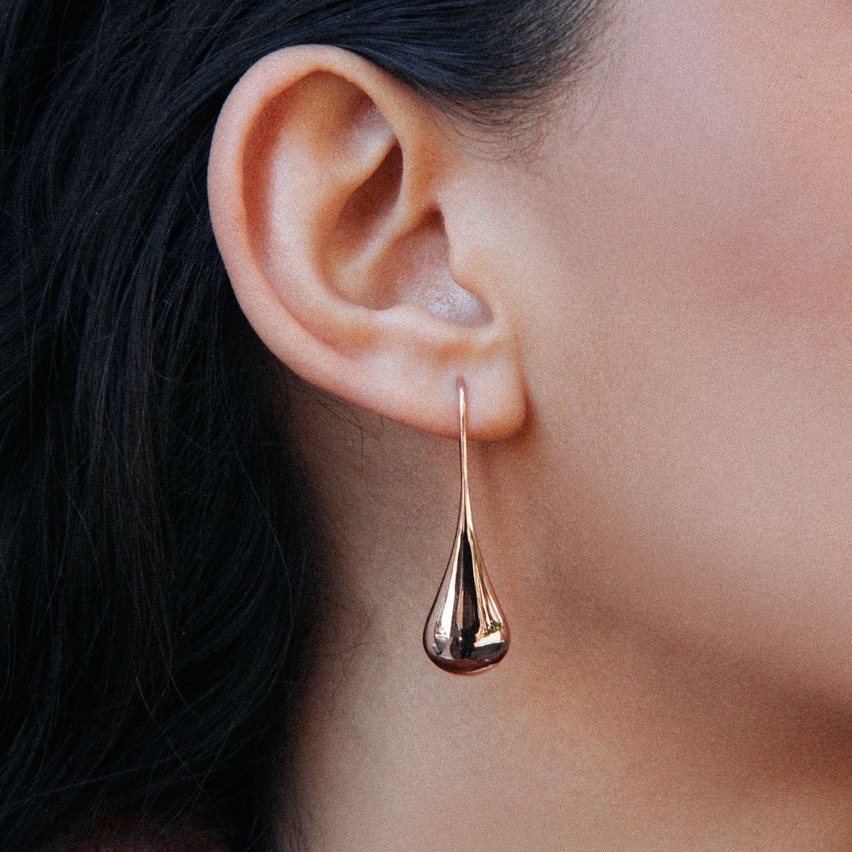 NAJO Weeping Woman Rose Gold Earring