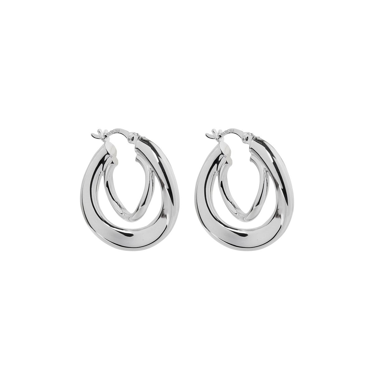 NAJO Sterling Silver Baby Strudel Hoop