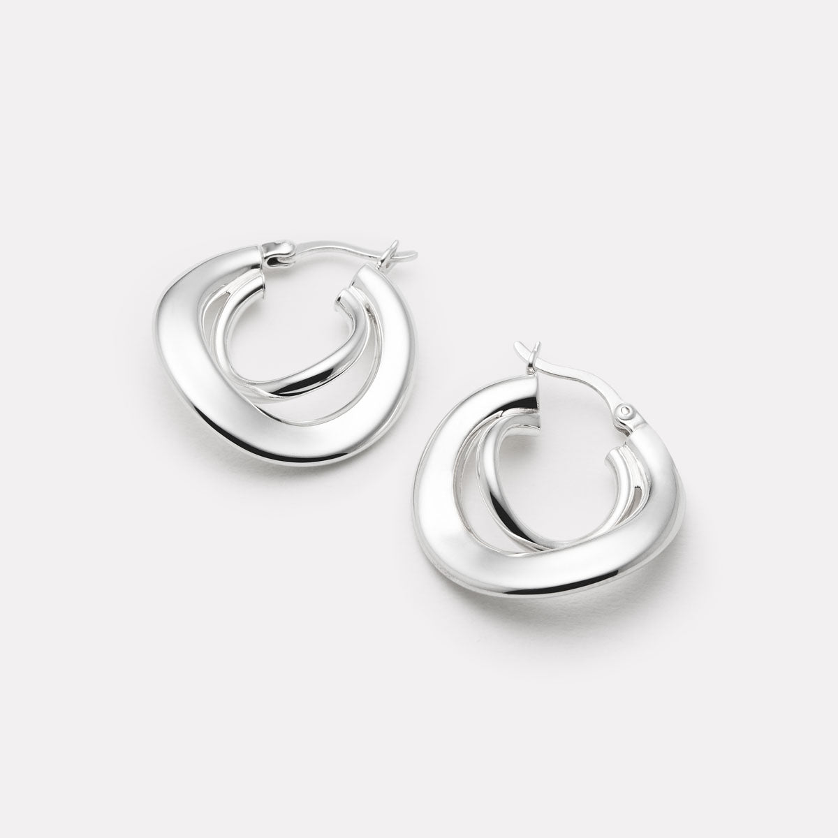 NAJO Sterling Silver Baby Strudel Hoop