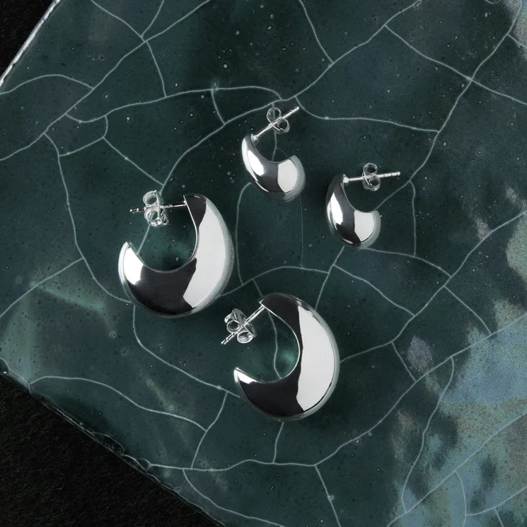 Najo Sterling Silver Baby Umbra stud earrings