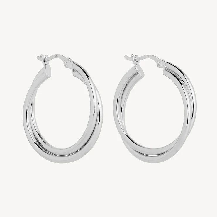 Najo Duet Hoop Earrings