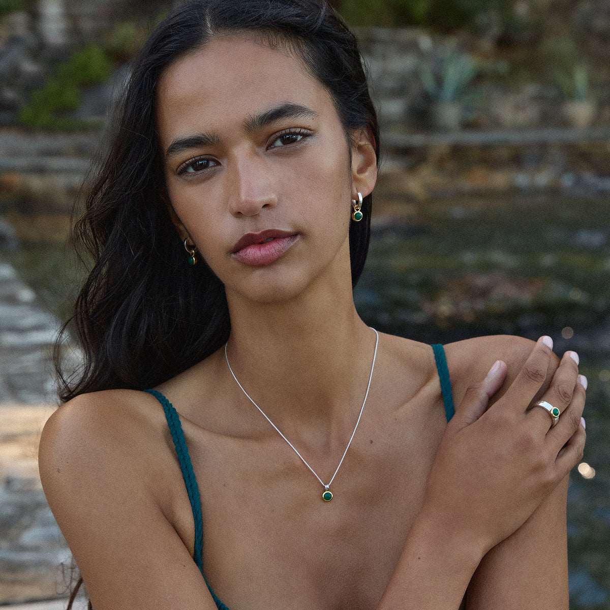 Najo Solace Huggie Earrings