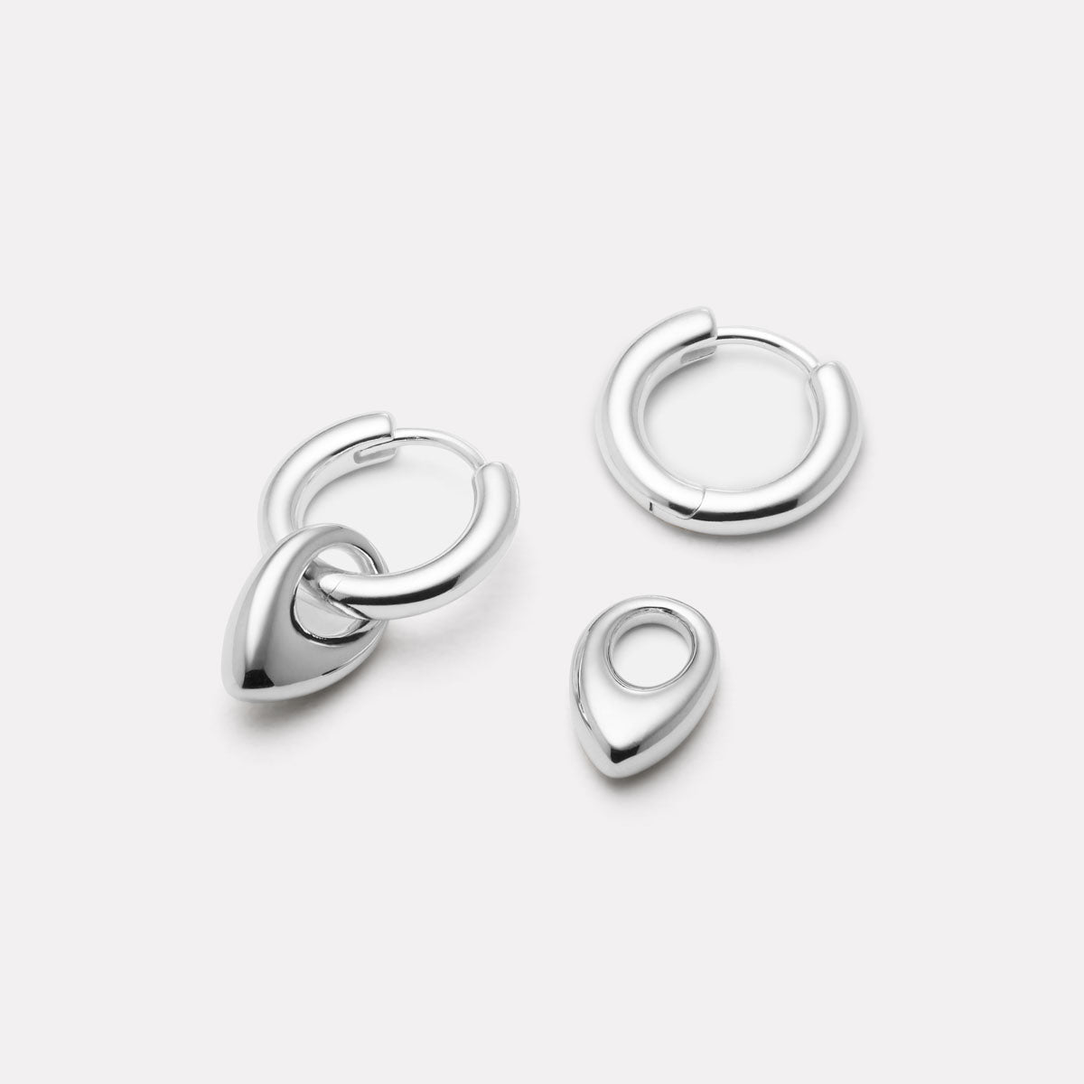 Najo Petal Huggie Earrings