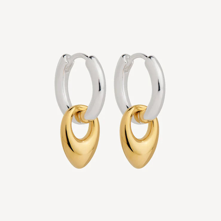 Najo Petal Huggie Earrings