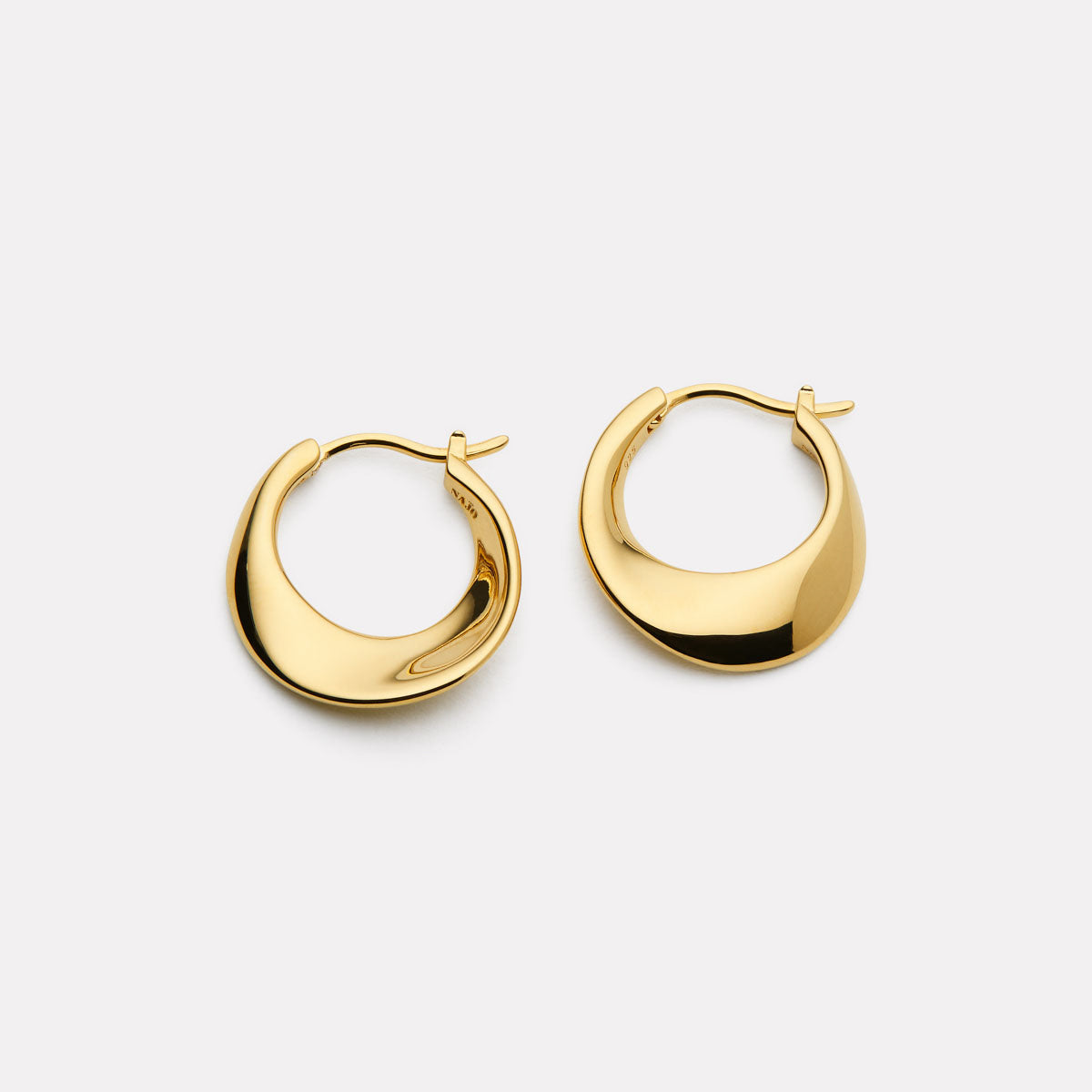 NAJO Rise Earrings Yellow Gold Plated