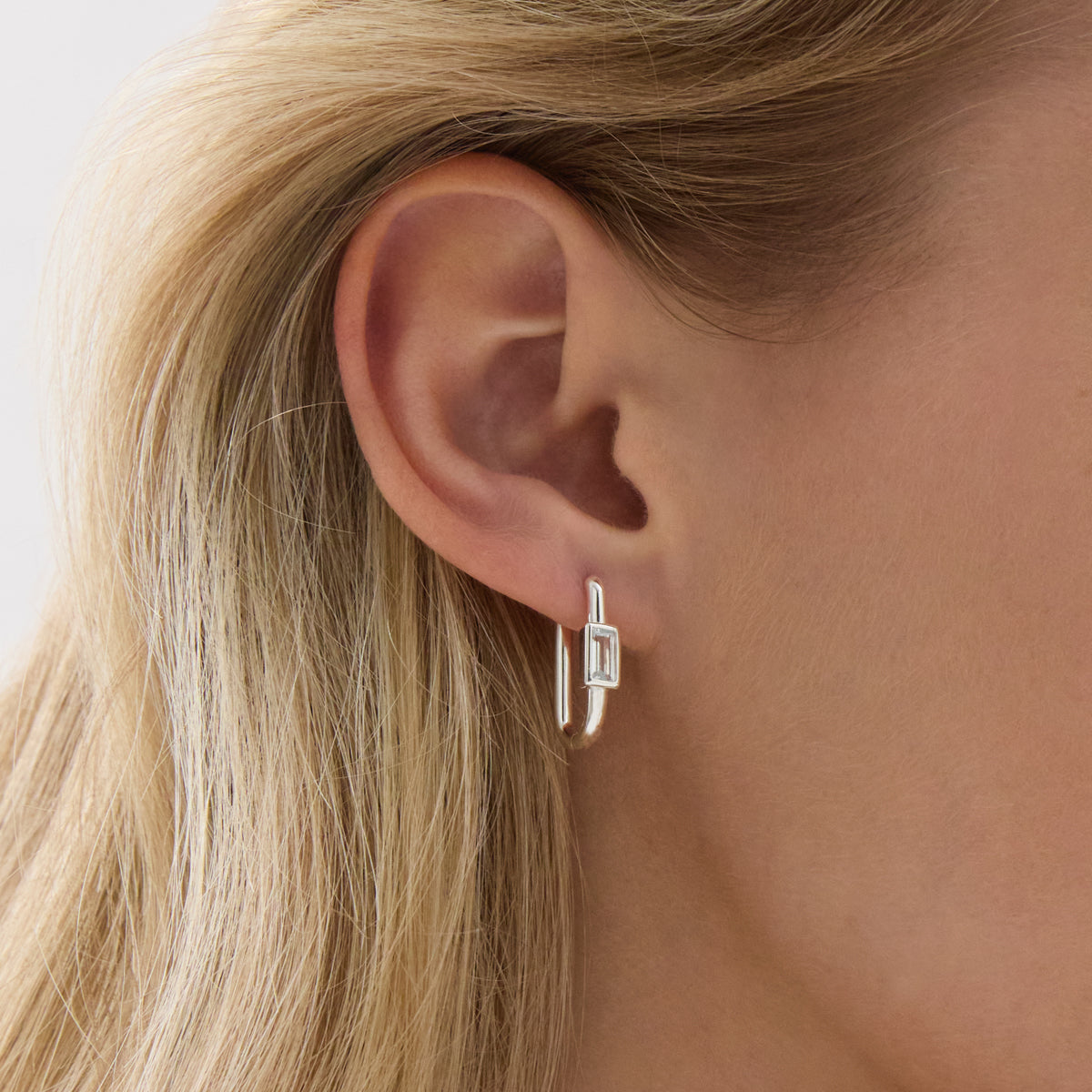 NAJO Skye Cubic Zirconia Earrings Silver