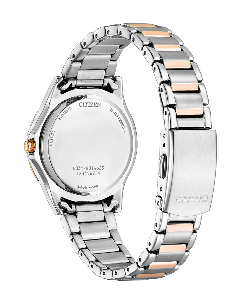 Citizen Eco-Drive Black Sunray Dial Watch, 34mm
