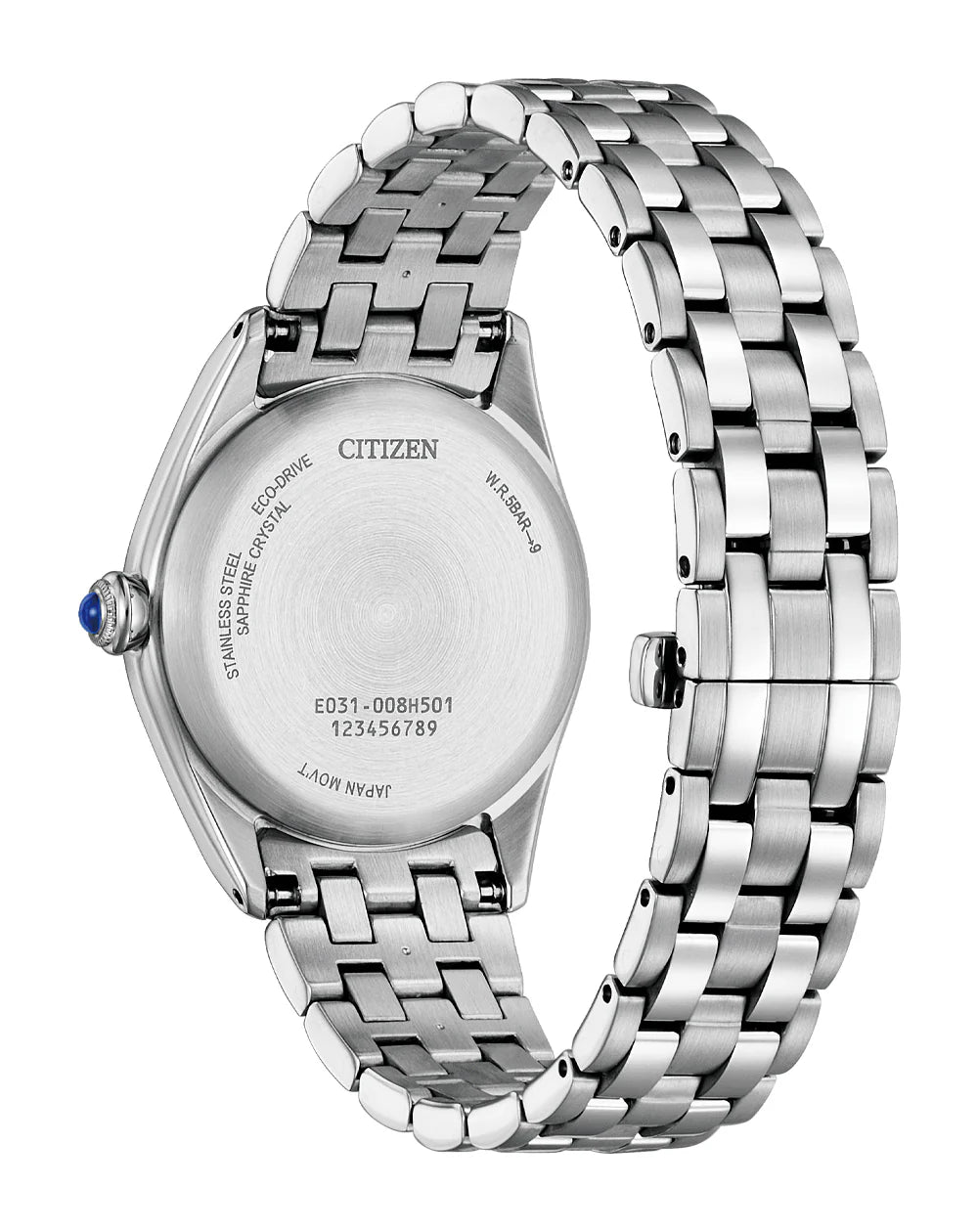 Citizen Eco-Drive Orange Dial Watch, 33mm