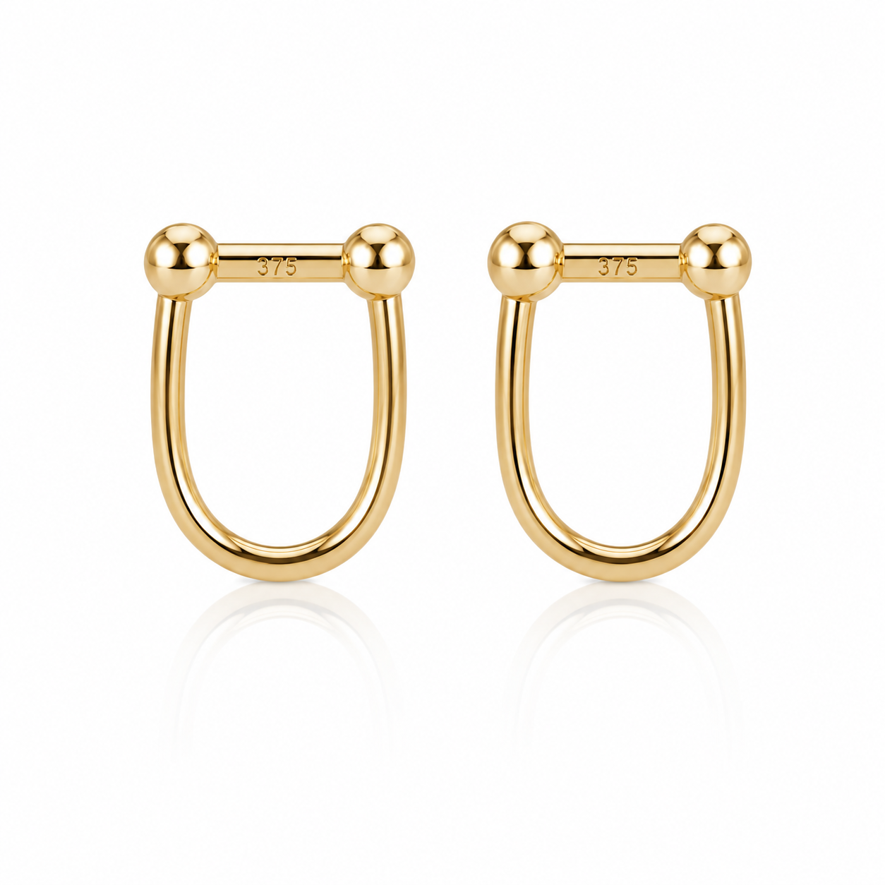 9ct Yellow Gold Huggie Earrings