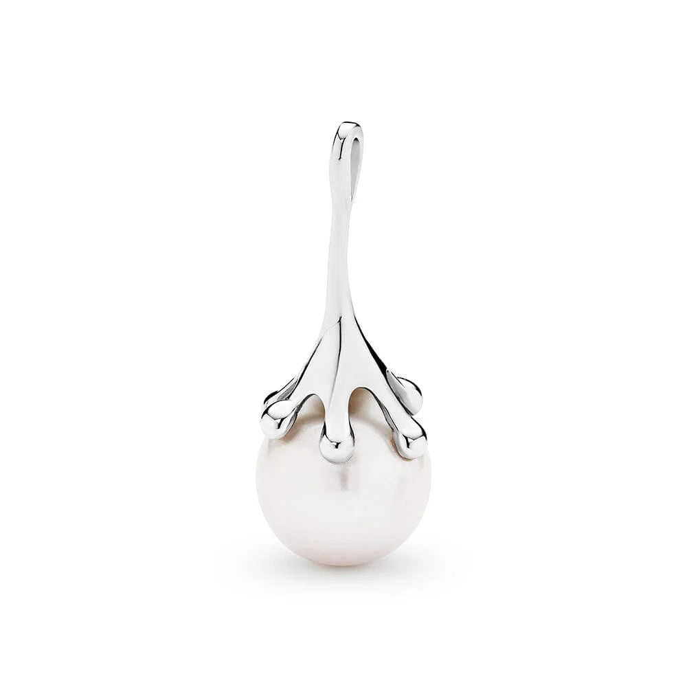 Sterling Silver Edison Pearl Pendant, 12mm