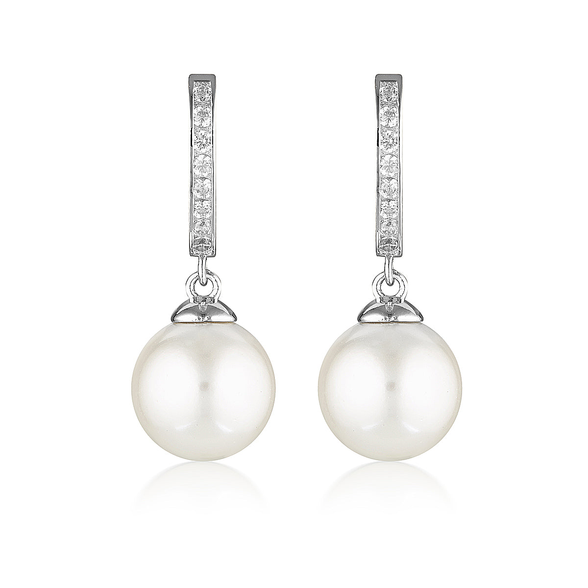 Georgini Red Carpet Promenade Earrings Silver
