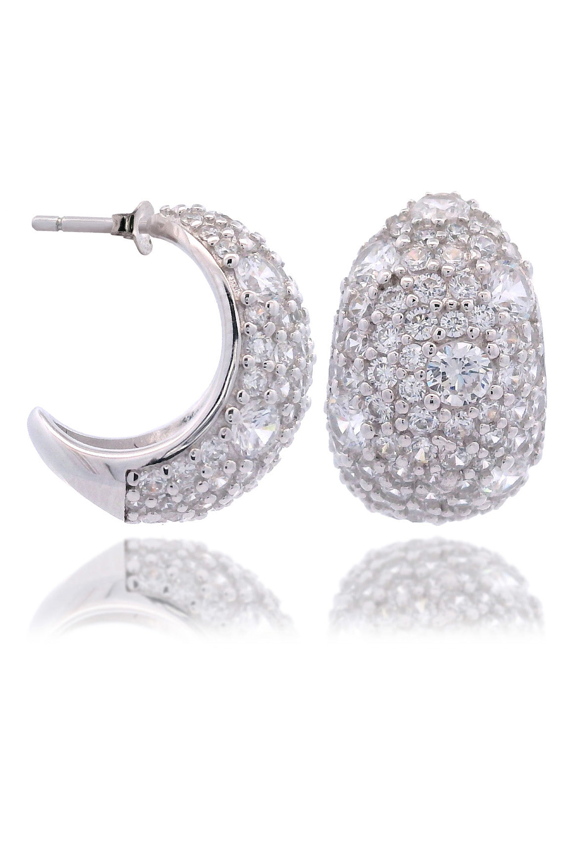 Georgini Sydney Soirée Double Bay Earrings Silver
