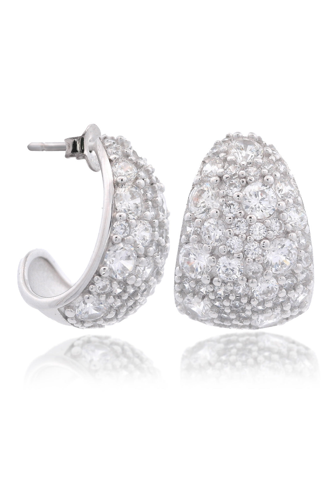 Georgini Sydney Soirée Rose Bay Earrings Silver