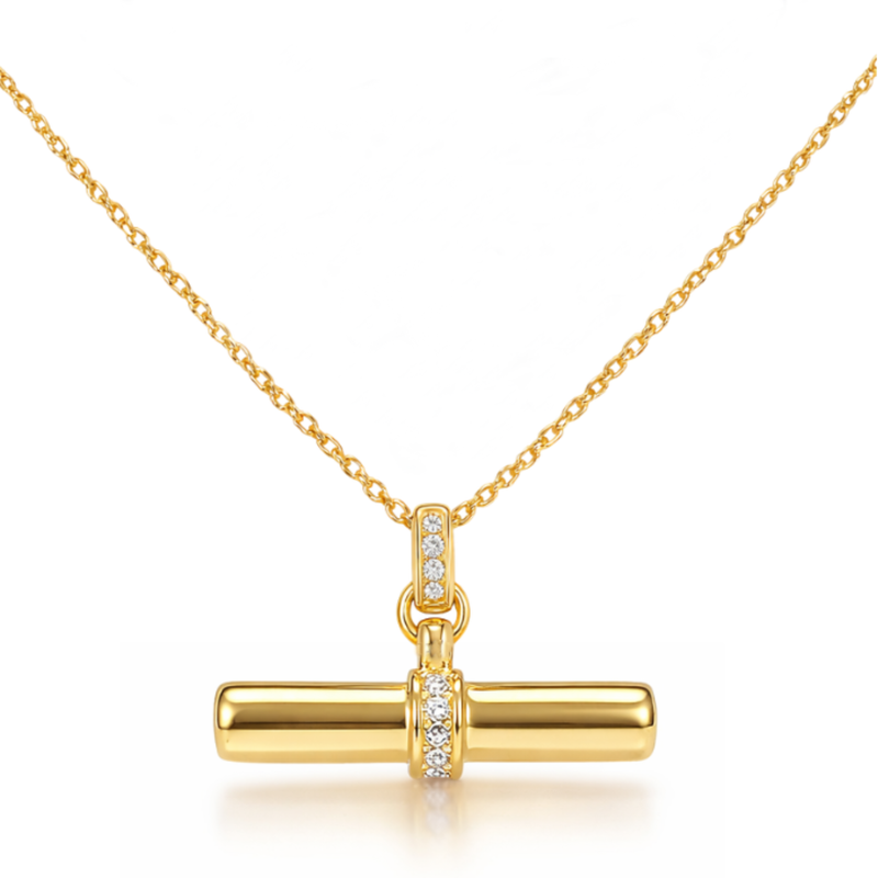 Georgini Alchemy Gold Andy Fob Pendant