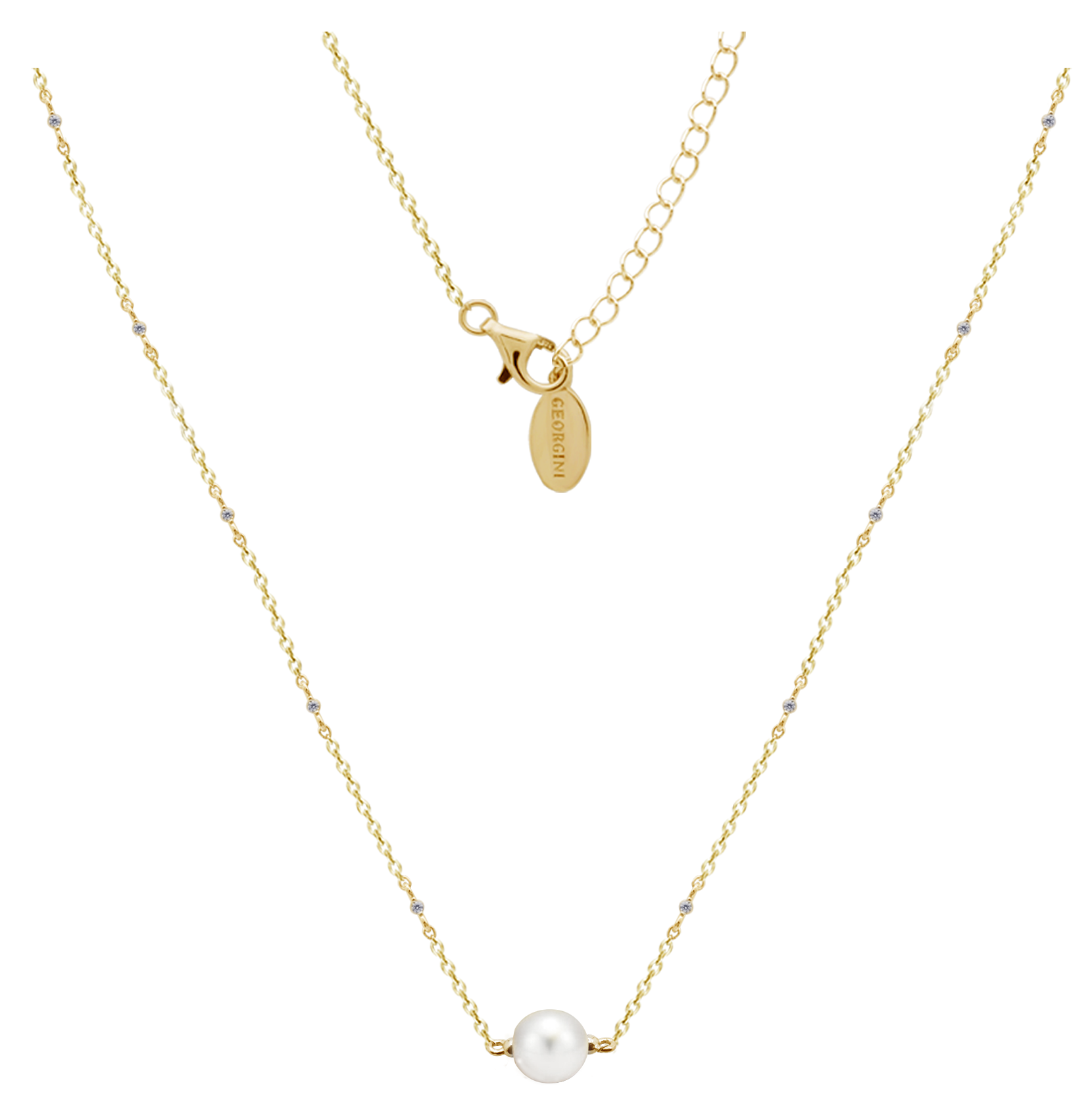 Georgini Red Carpet Globe Necklace Gold