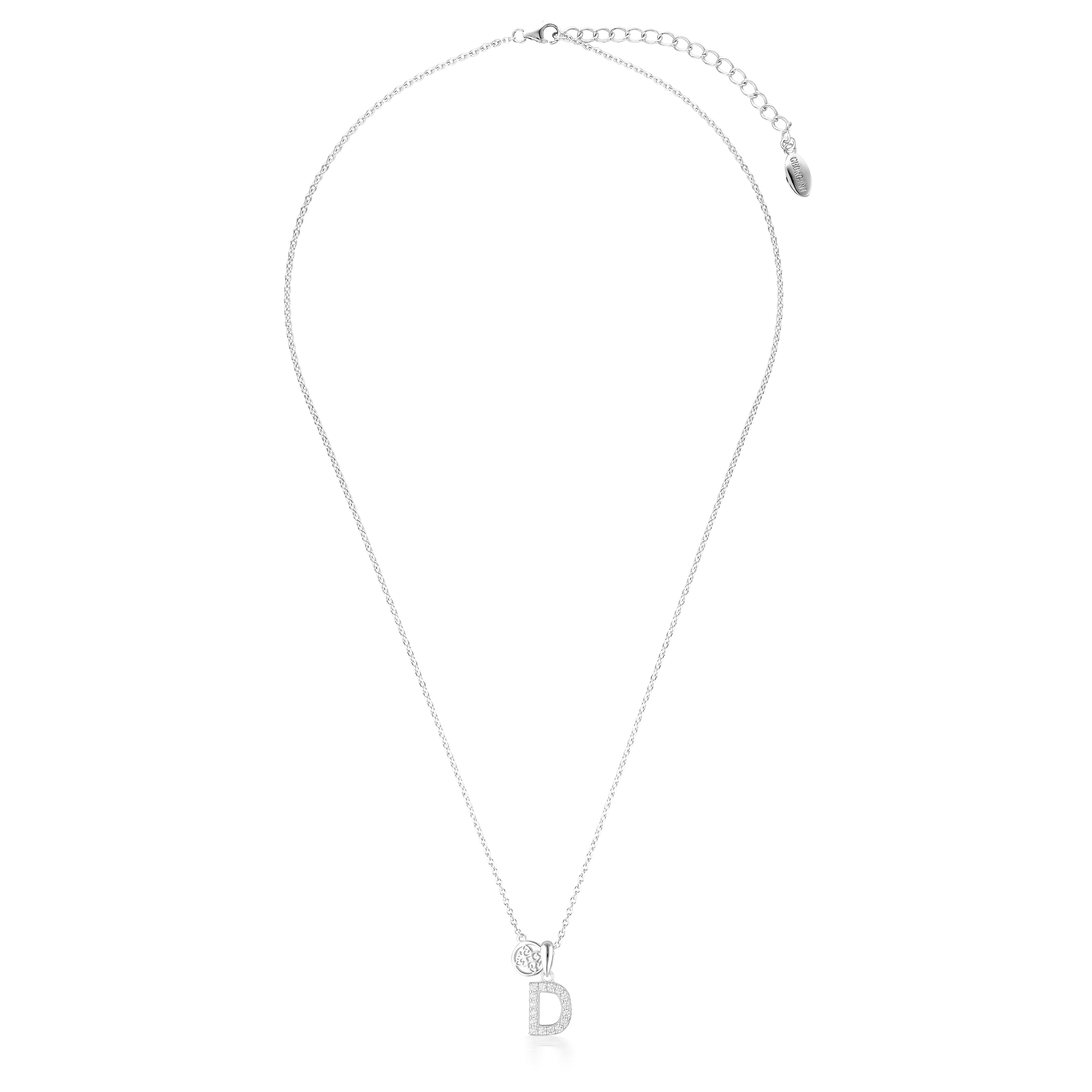 Georgini Luxury Letters D Initial Pendant Silver