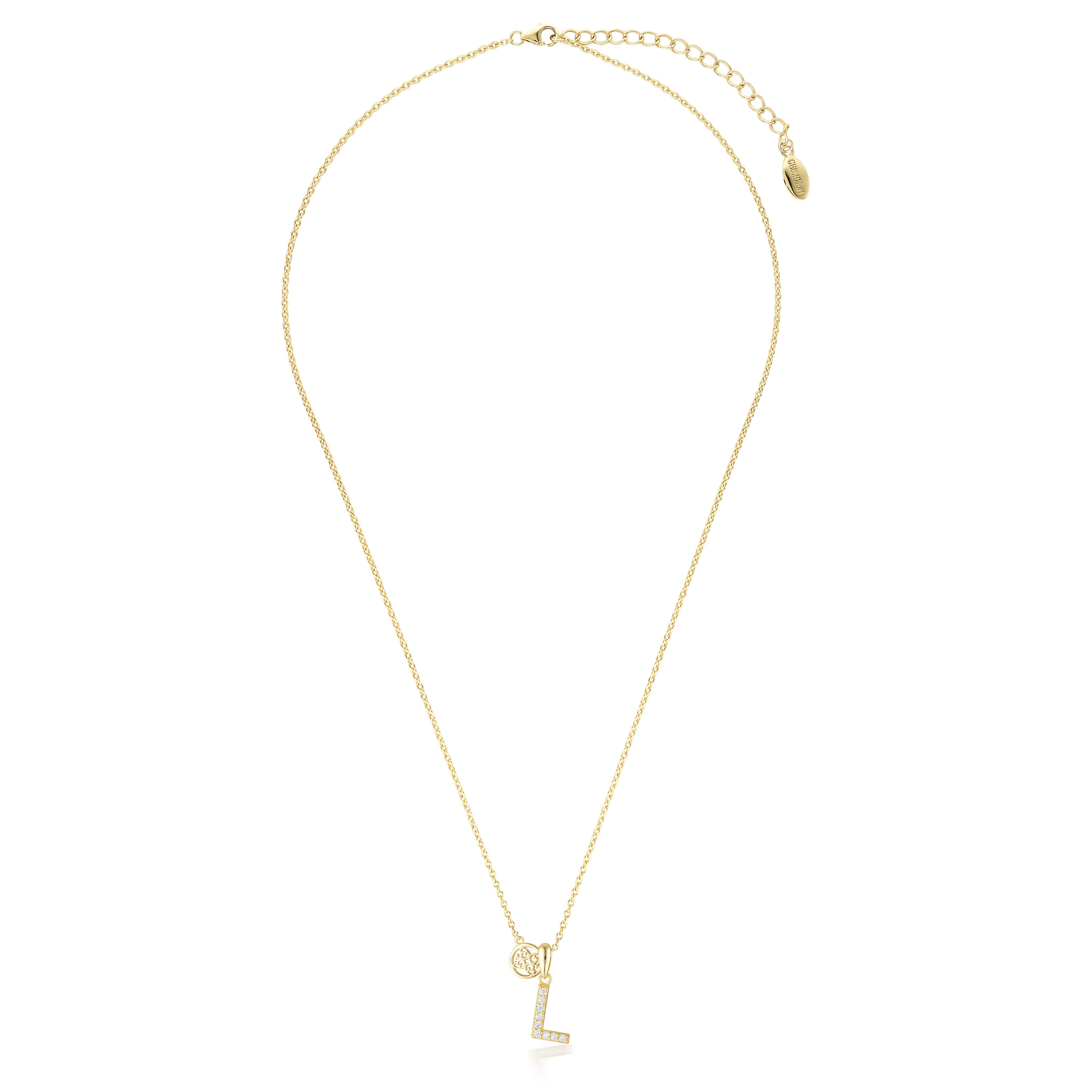 Georgini Luxury Letters L Initial Pendant Gold