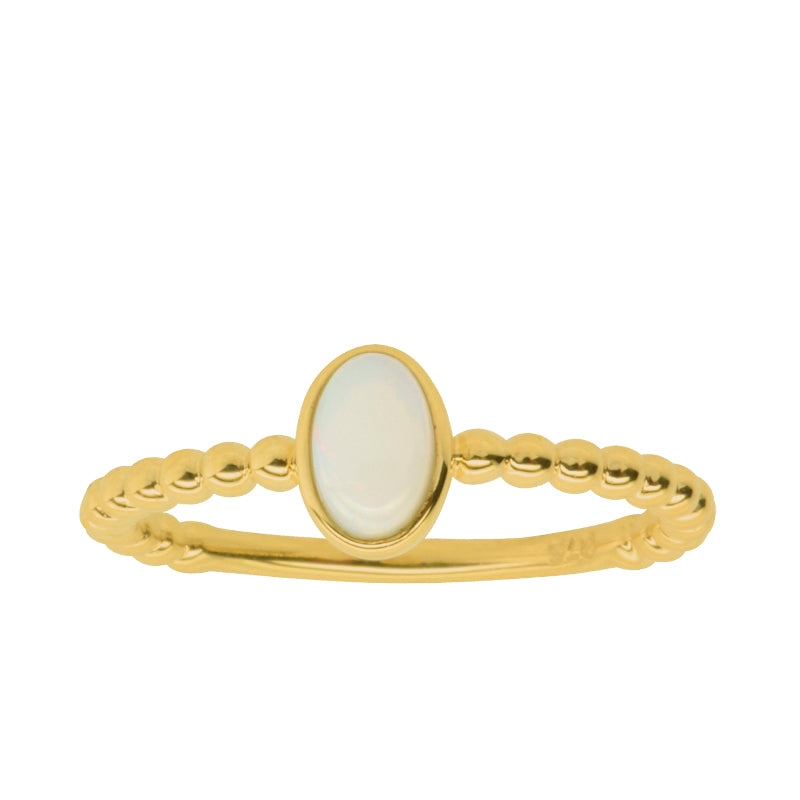 9ct Yellow Gold Opal Ring