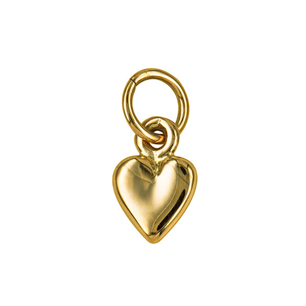 9ct Yellow Gold Heart Charm