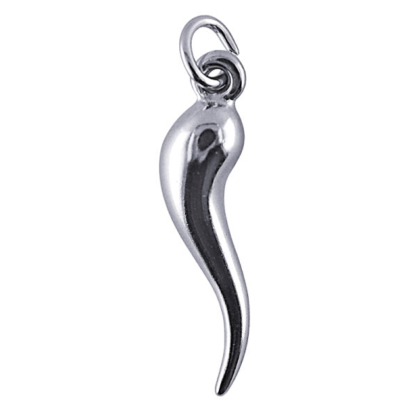 Sterling Silver Horn of Plenty Pendant, 21mm