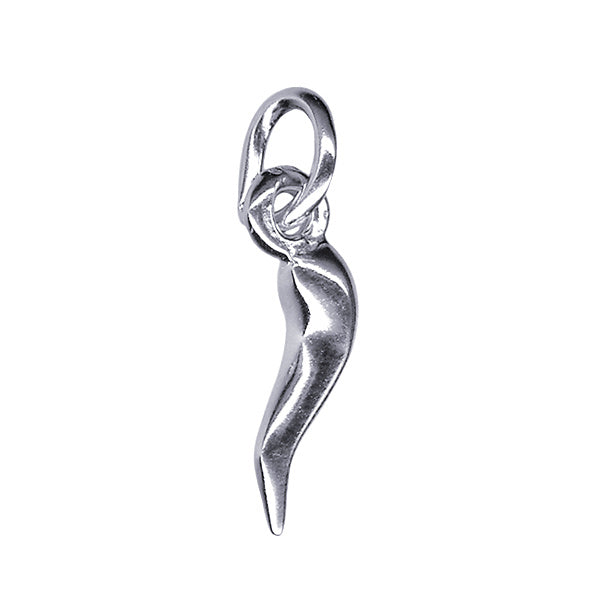 Sterling Silver Horn of Plenty Charm, 11mm