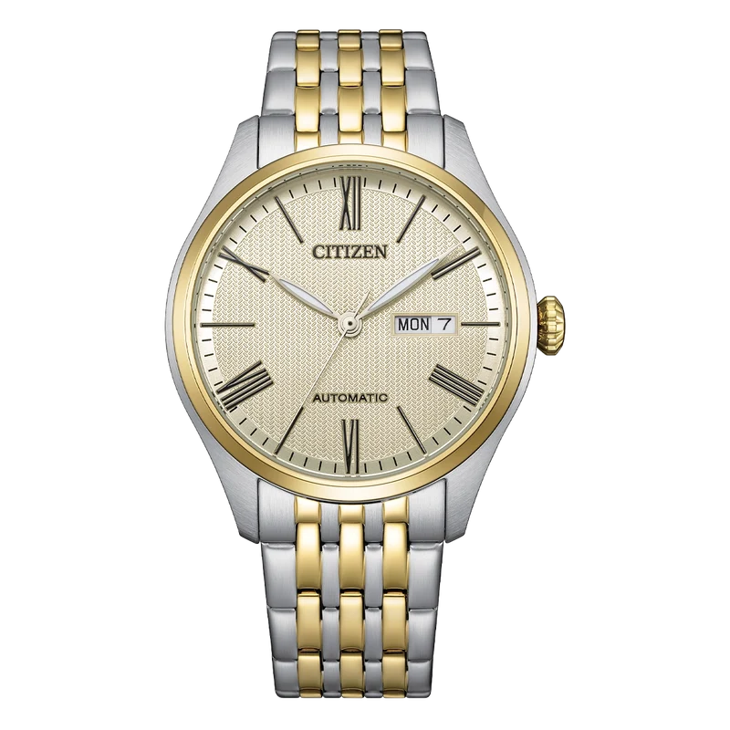 Citizen Automatic Gold and Silver Watch, NH8414-58B