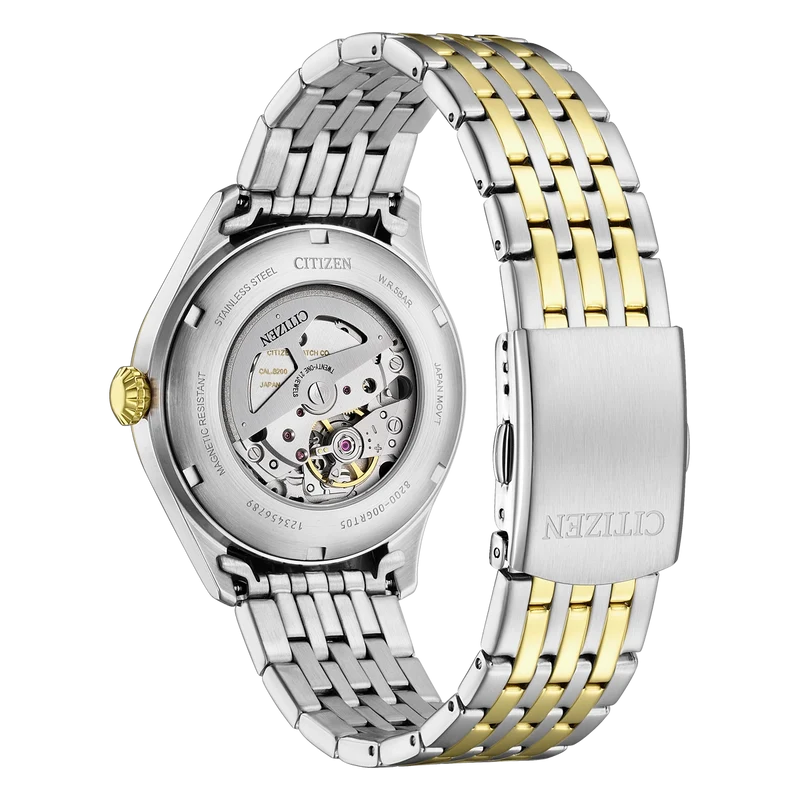 Citizen Automatic Gold and Silver Watch, NH8414-58B