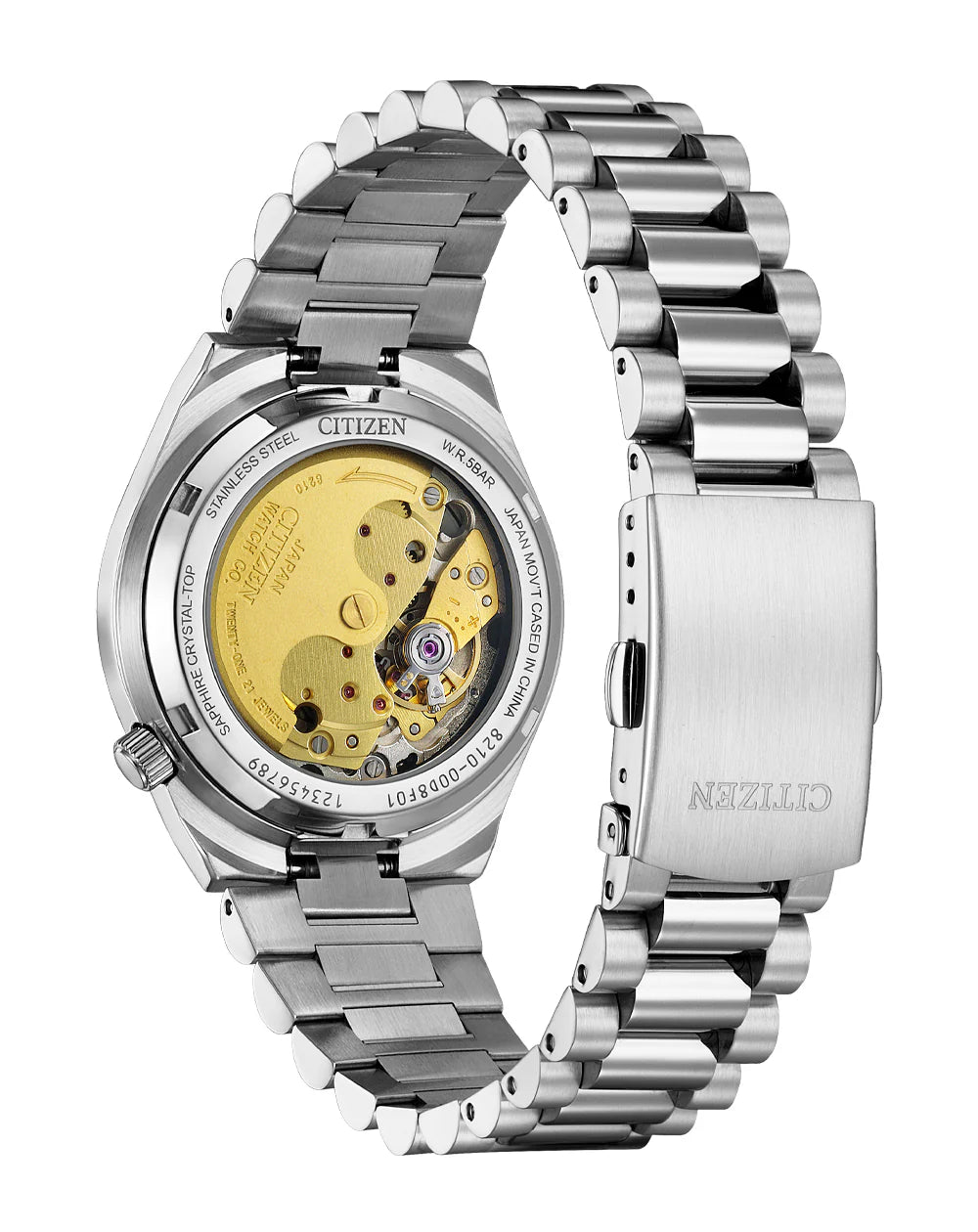 Citizen 'Tsuyosa' Automatic Cool Black Sunray Dial, 37mm