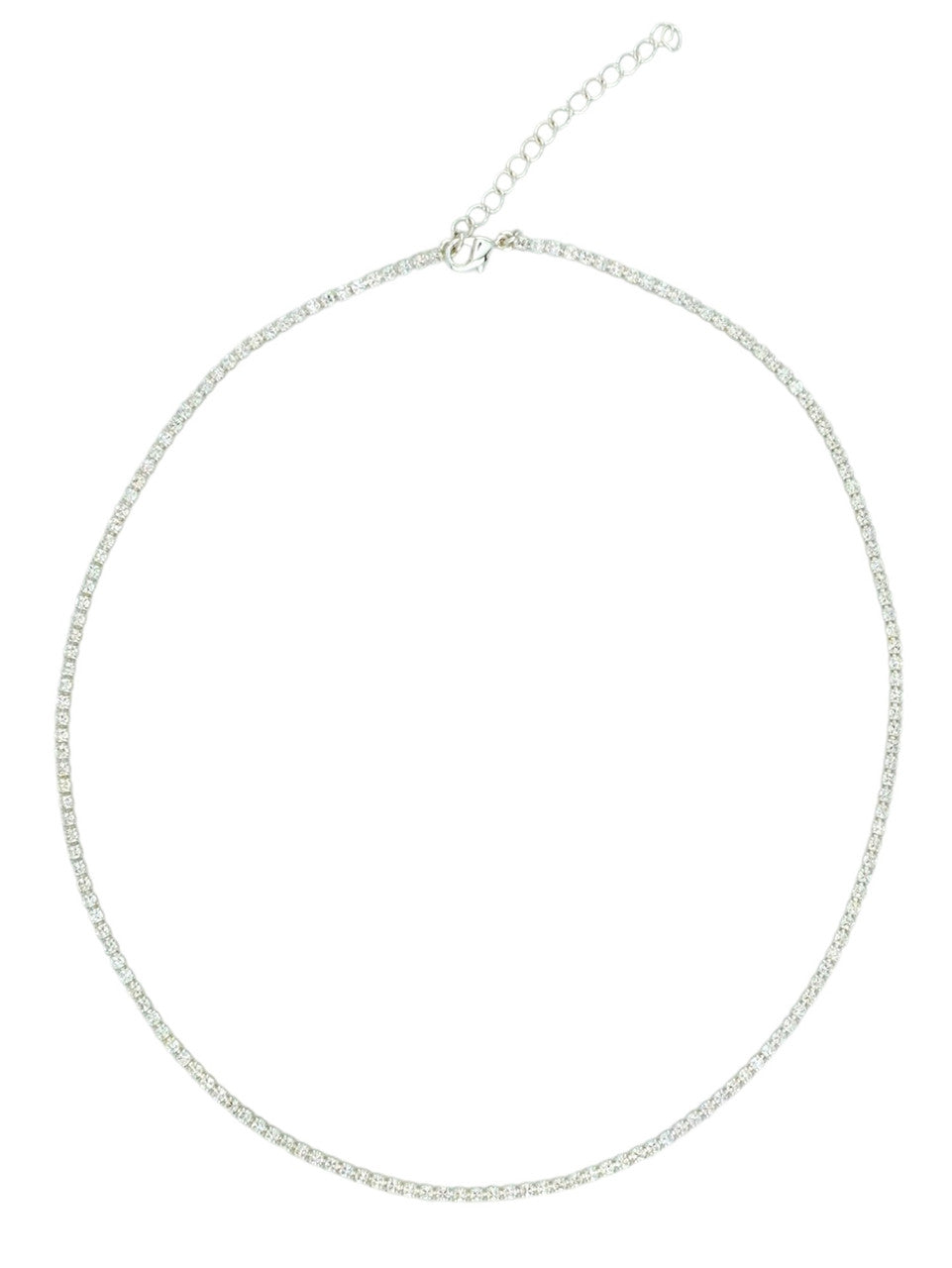 Sonne Silver Tennis Necklet