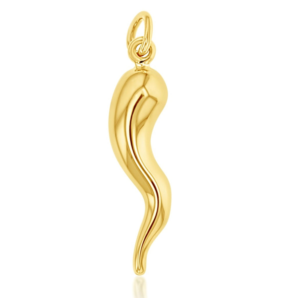 9ct Yellow Gold Horn of Plenty, 16mm