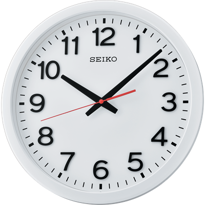 Seiko White Wall Clock, QXA732-W