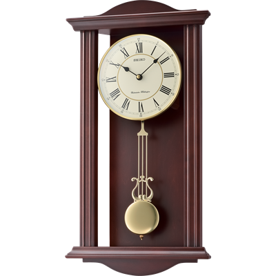 Seiko Chiming Pendulum Wall Clock, QXH072B