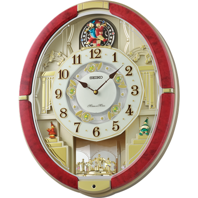 Seiko Melodies In Motion Clock, QXM612-R
