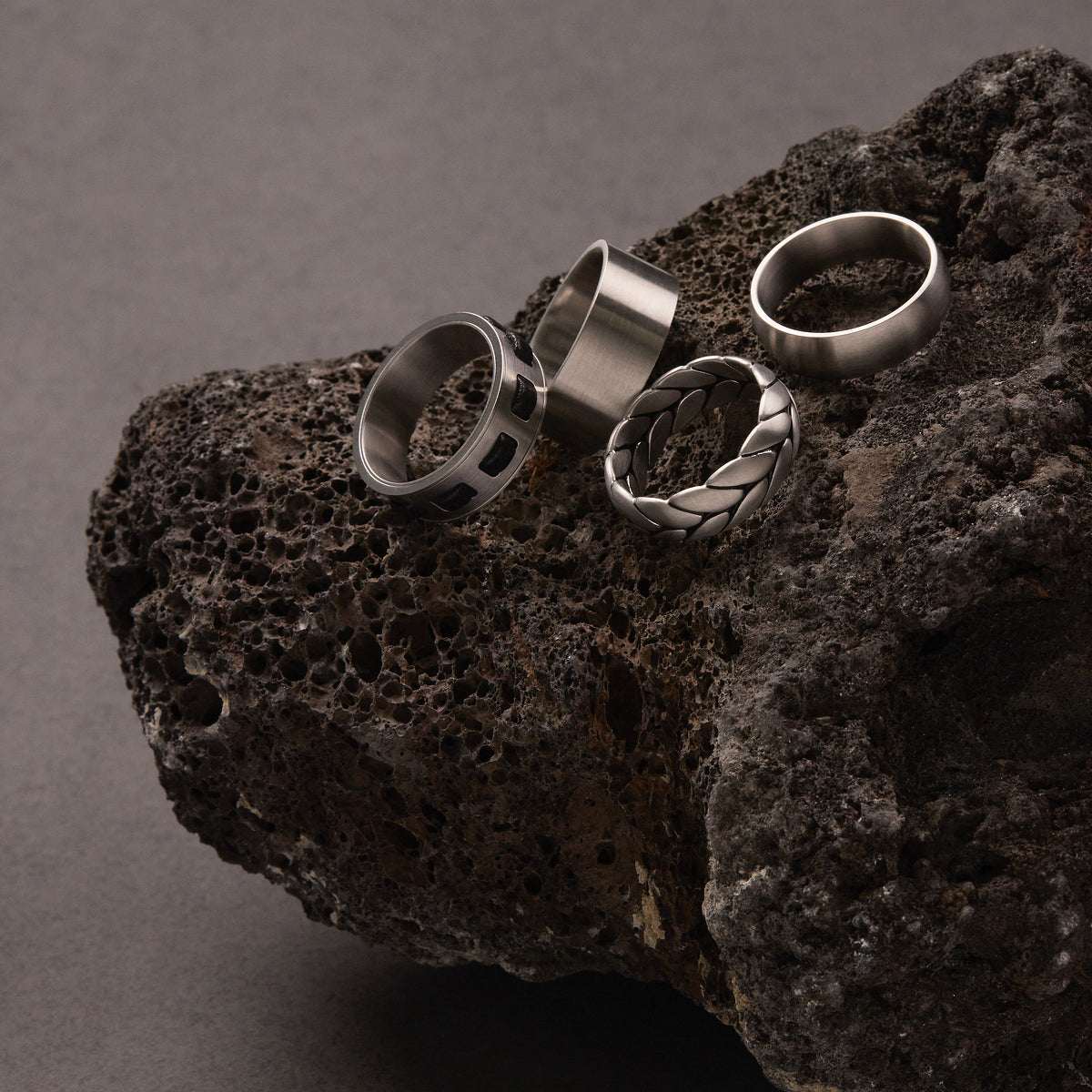 Najo Arc Men's Steel Ring