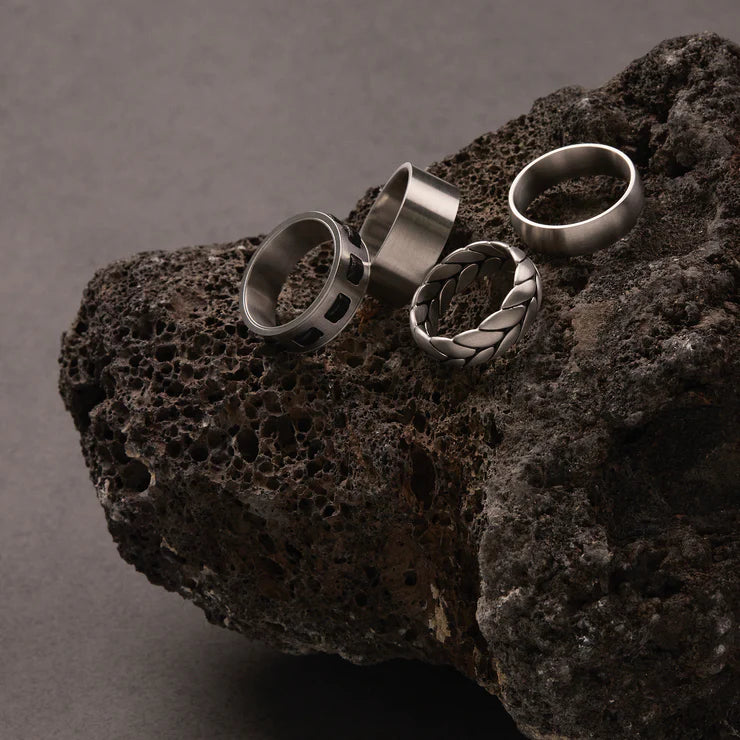 Najo Arc Men's Steel Ring